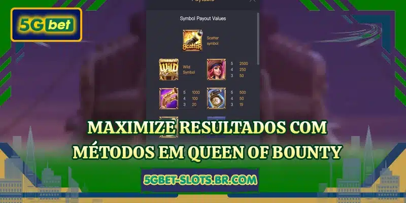Maximize resultados com métodos em Queen Of Bounty