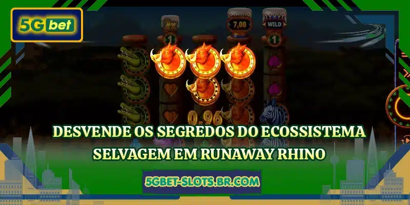 Desvende os segredos do ecossistema selvagem em Runaway Rhino
