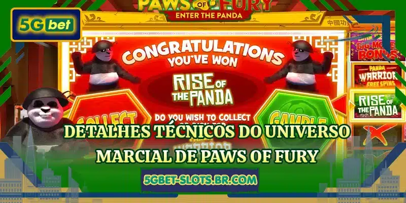 Detalhes técnicos do universo marcial de Paws of Fury
