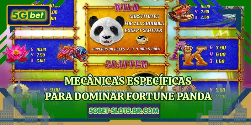 Mecânicas específicas para dominar Fortune Panda