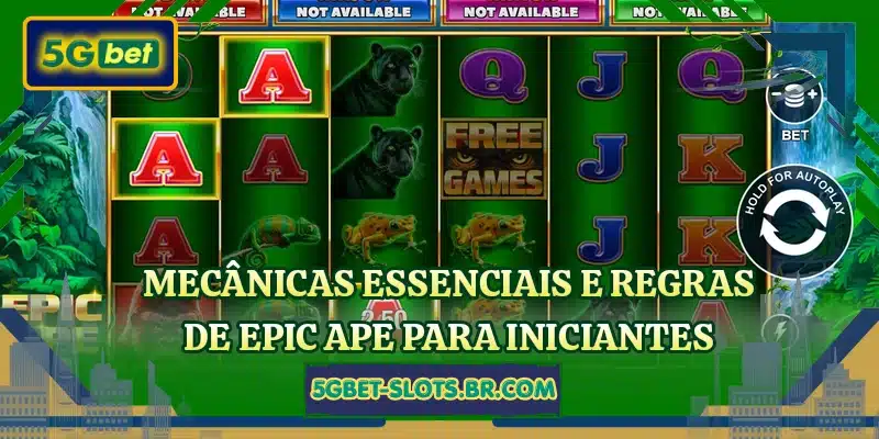 Mecânicas essenciais e regras de Epic Ape para iniciantes
